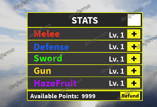 Dev Ferron Roblox UI design